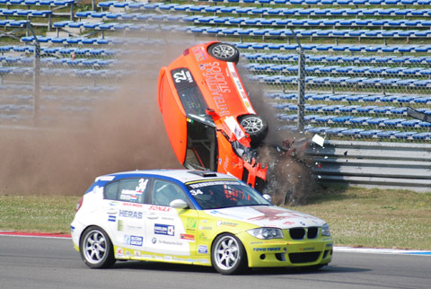 Harde klapper Bo van Langeveld bij Ramshoek op Assen